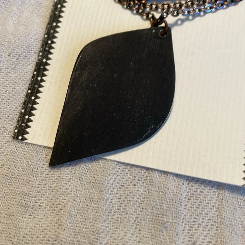 Autumn leaf necklace